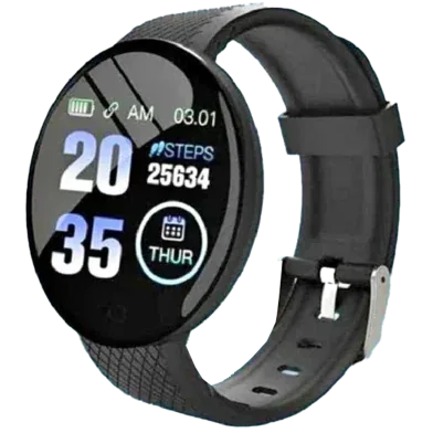 D18 Smart Watch Men Sports Bluetooth Band Messages Reminder - Rokomari product
